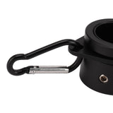 2 Pcs G3/4 Flag Pole Rings Aluminium Alloy 360° Rotating Anti Wrap Spinning Flagpole Mounting Clip Kit Black