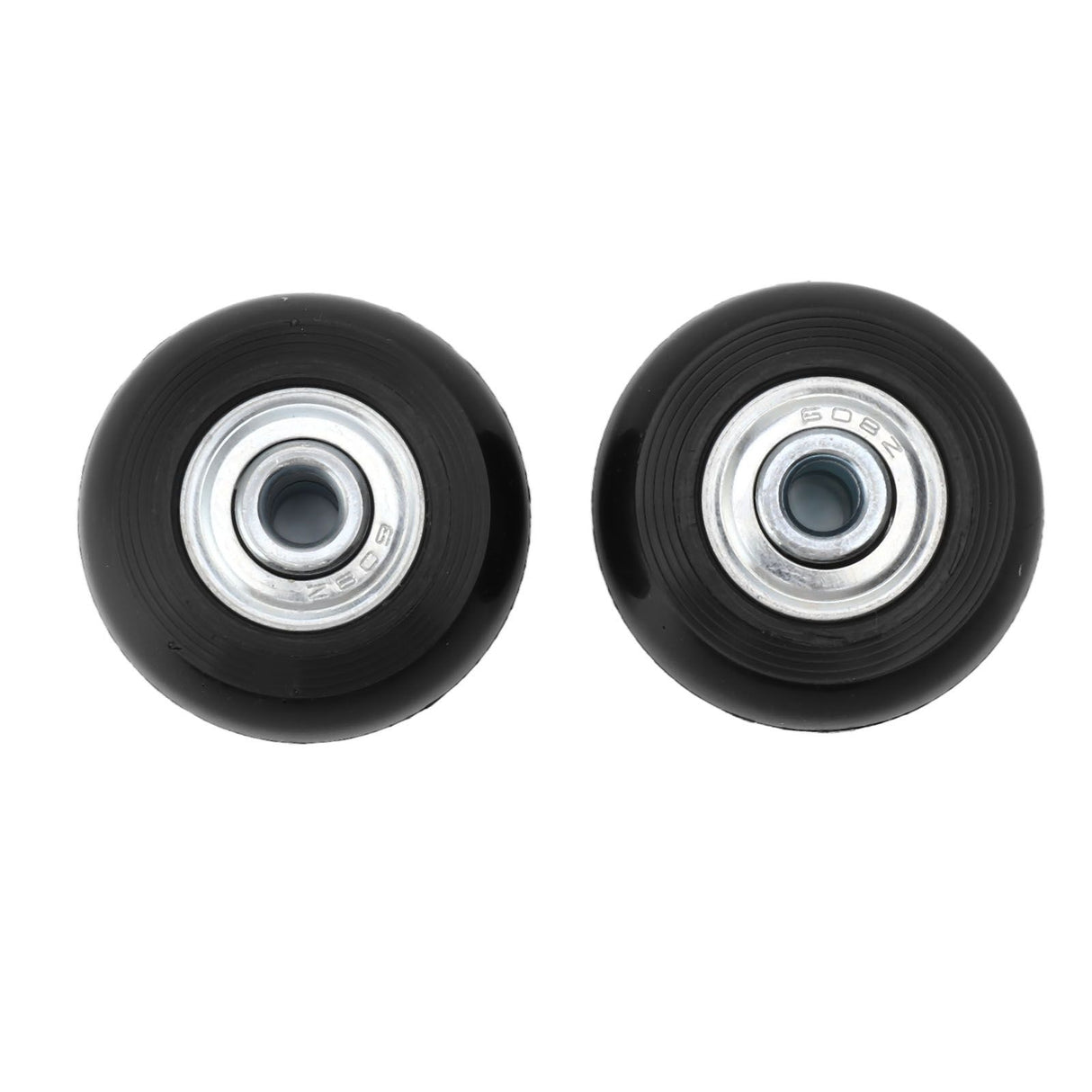 2pcs Suitcase Caster Wheels Replacement Mute Rubber Swivel Caster Wheels Bearings Repair Kits 40mm X 18mm