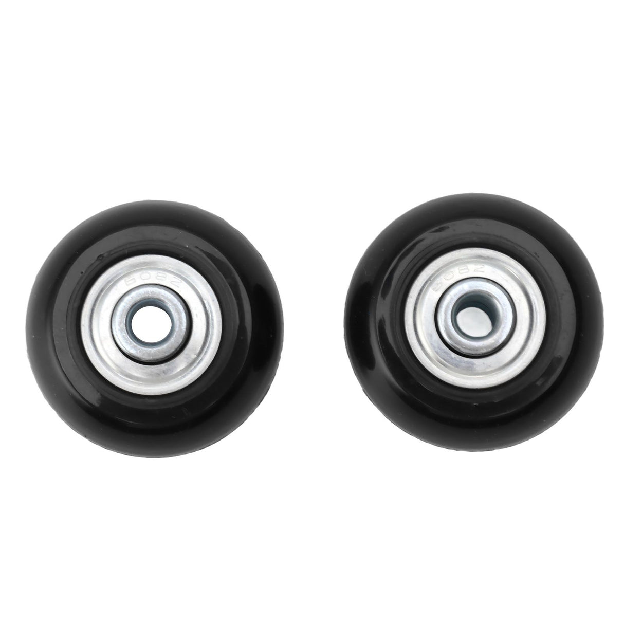 2pcs Suitcase Caster Wheels Replacement Mute Rubber Swivel Caster Wheels Bearings Repair Kits 40mm X 18mm