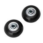 2pcs Suitcase Caster Wheels Replacement Mute Rubber Swivel Caster Wheels Bearings Repair Kits 45mm X 18mm