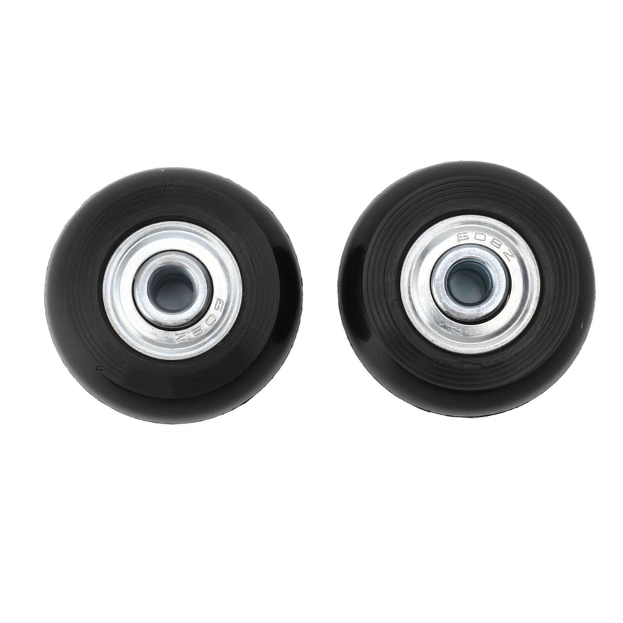 2pcs Suitcase Caster Wheels Replacement Mute Rubber Swivel Caster Wheels Bearings Repair Kits 45mm X 18mm
