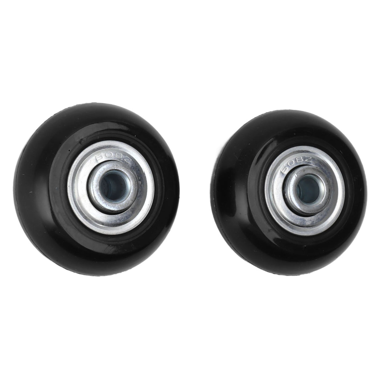 2pcs Suitcase Caster Wheels Replacement Mute Rubber Swivel Caster Wheels Bearings Repair Kits 45mm X 18mm