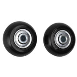 2pcs Suitcase Caster Wheels Replacement Mute Rubber Swivel Caster Wheels Bearings Repair Kits 45mm X 18mm - Extra Image