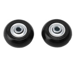 2pcs Suitcase Caster Wheels Replacement Mute Rubber Swivel Caster Wheels Bearings Repair Kits 45mm X 18mm - Extra Image