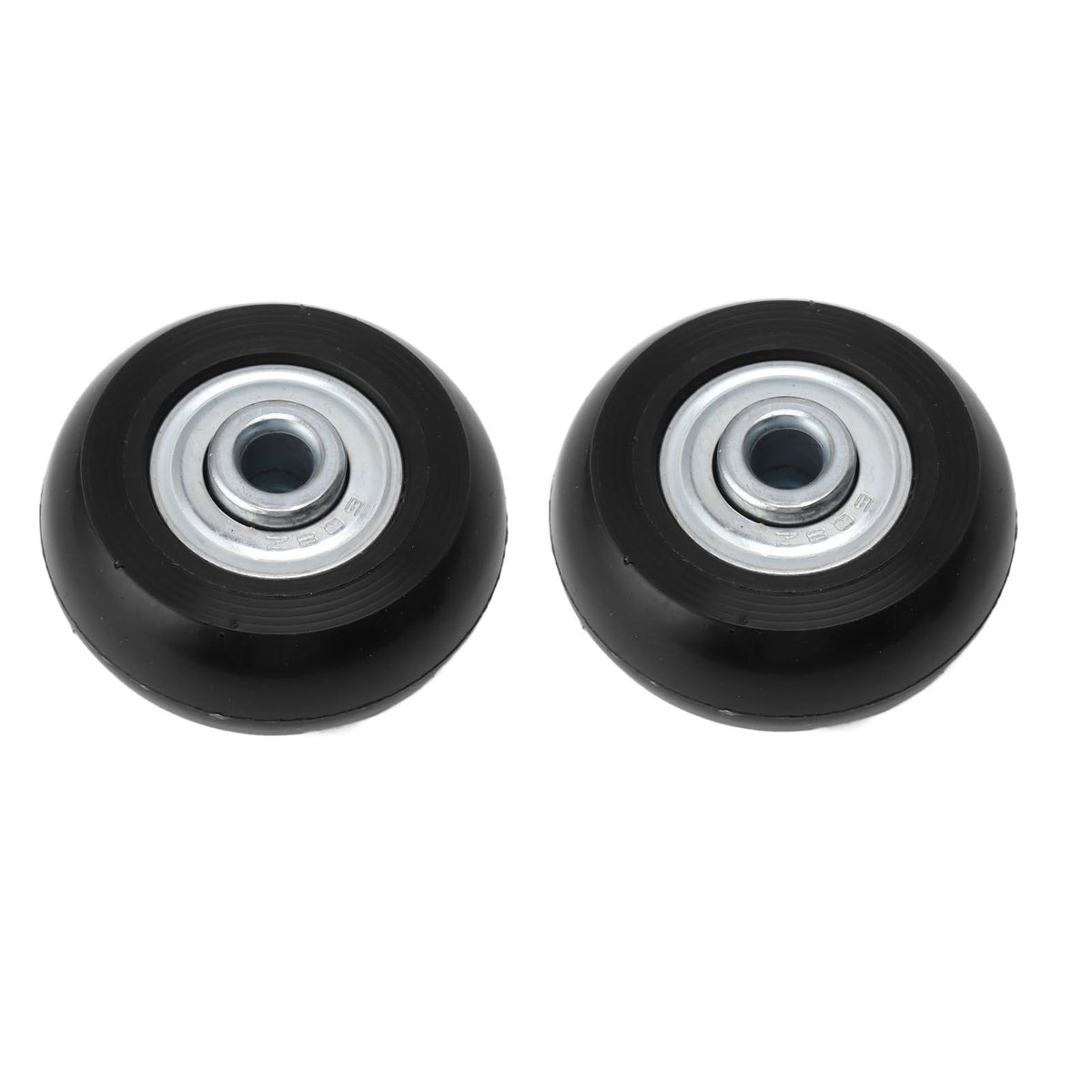 Luggage Wheel Replacement Kit Silent Operation Dual Bearing Swivel Caster Wheels Bearings Repair for Trolley Case Suitcase 54x18mm/2.1x0.7in