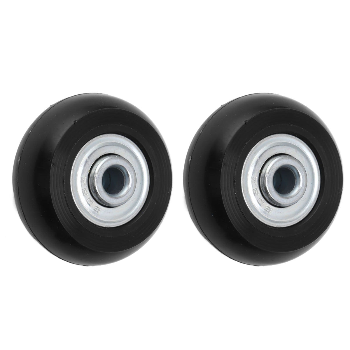 Luggage Wheel Replacement Kit Silent Operation Dual Bearing Swivel Caster Wheels Bearings Repair for Trolley Case Suitcase 54x18mm/2.1x0.7in