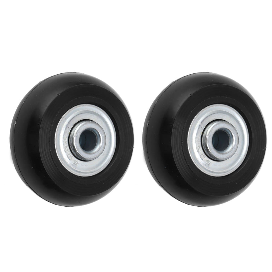 Luggage Wheel Replacement Kit Silent Operation Dual Bearing Swivel Caster Wheels Bearings Repair for Trolley Case Suitcase 54x18mm/2.1x0.7in