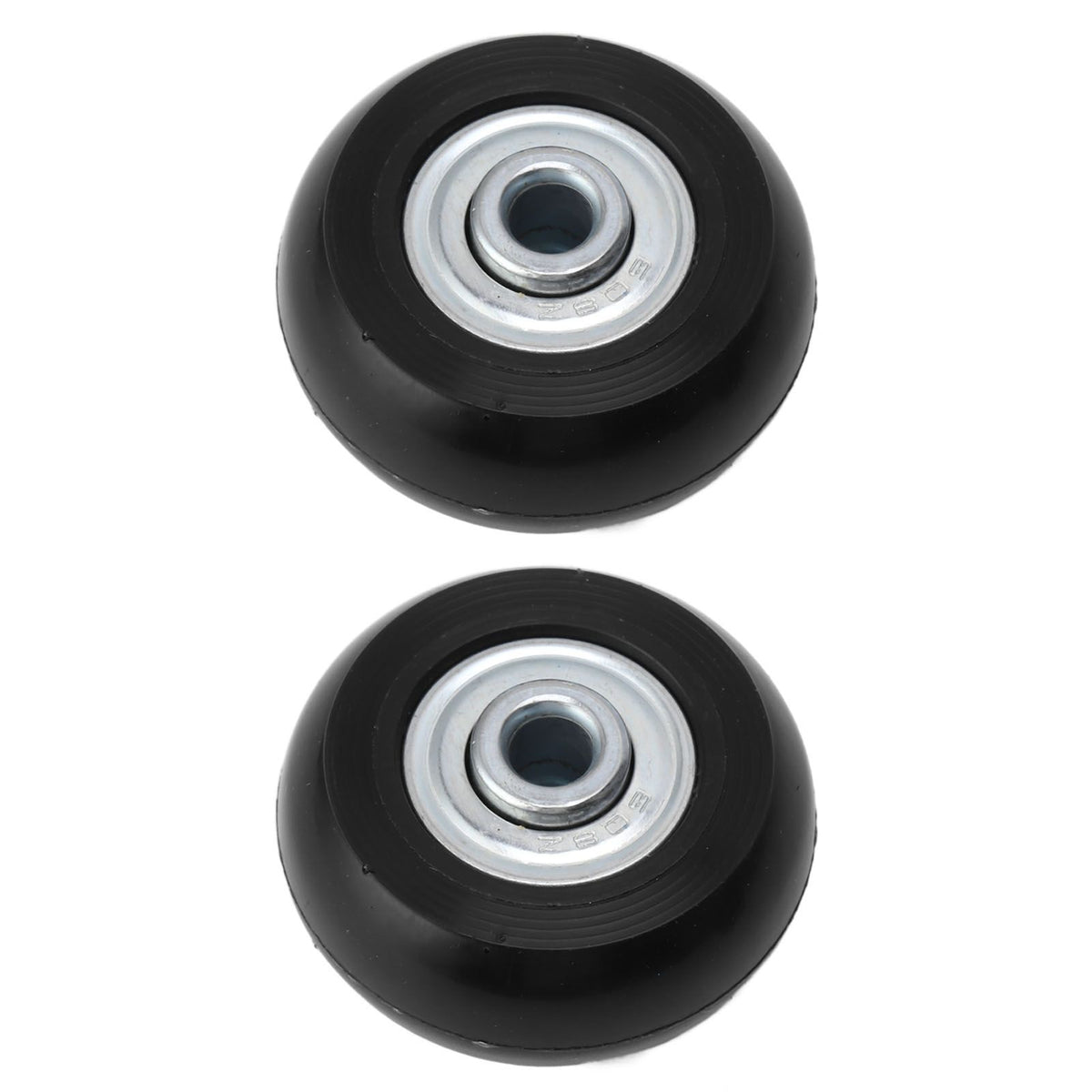 Luggage Wheel Replacement Kit Silent Operation Dual Bearing Swivel Caster Wheels Bearings Repair for Trolley Case Suitcase 54x18mm/2.1x0.7in