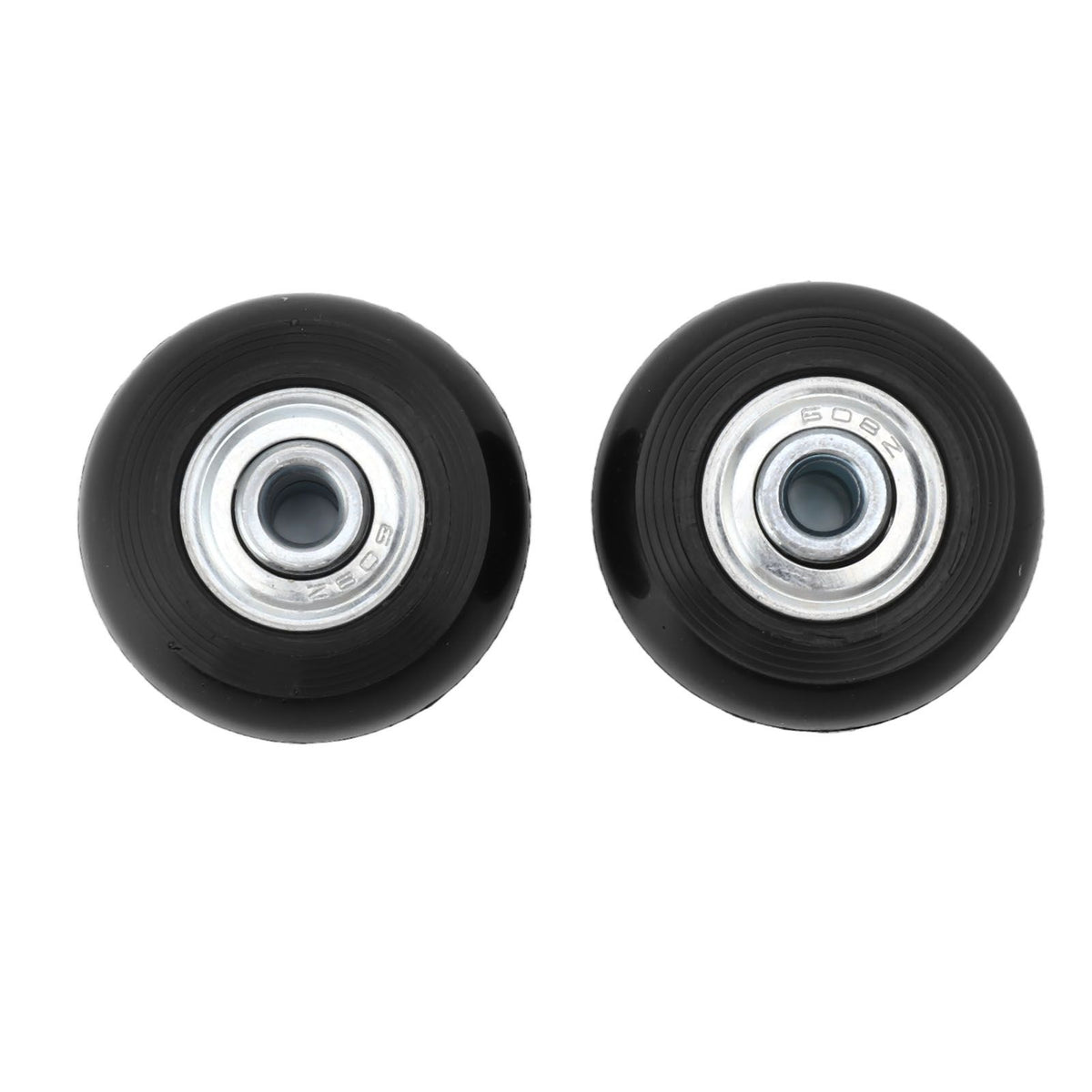 Luggage Wheel Replacement Kit Silent Operation Dual Bearing Swivel Caster Wheels Bearings Repair for Trolley Case Suitcase 54x18mm/2.1x0.7in