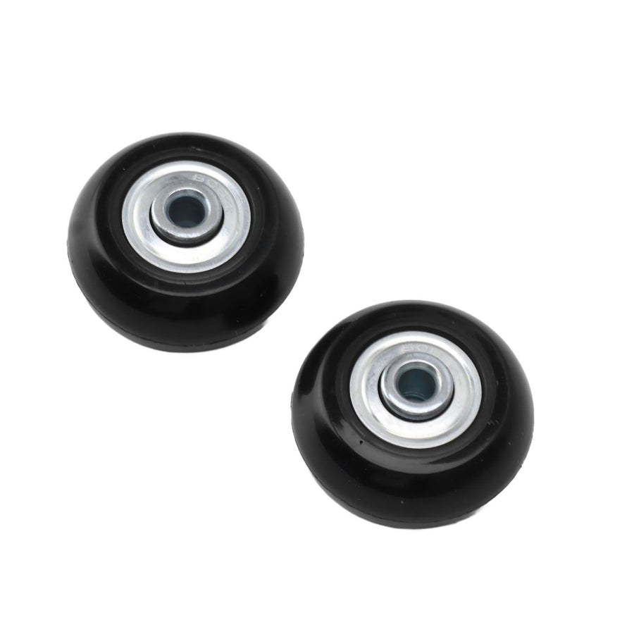 Luggage Wheel Replacement Kit Silent Operation Dual Bearing Swivel Caster Wheels Bearings Repair for Trolley Case Suitcase 54x18mm/2.1x0.7in