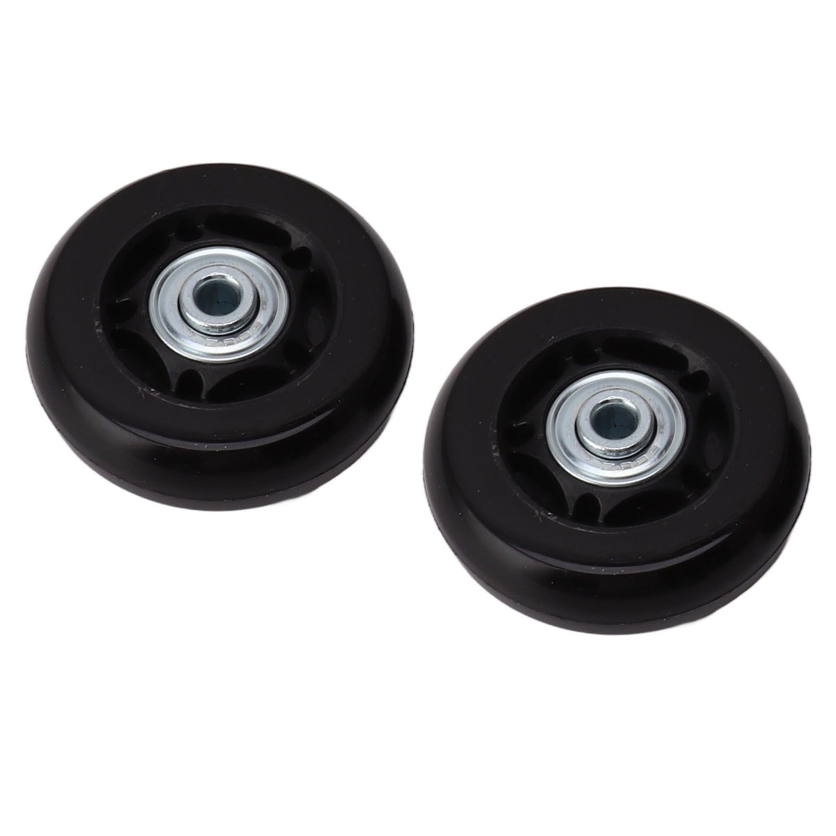 Luggage Wheel Replacement Kit Silent Operation Dual Bearing Swivel Caster Wheels Bearings Repair for Trolley Case Suitcase 64x24mm/2.5x0.9in