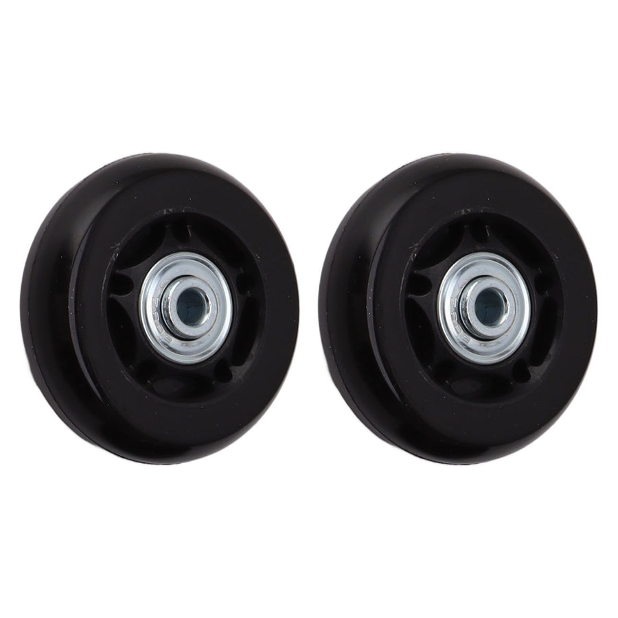 2pcs Luggage Suitcase Replacement Wheels Noiseless Rubber Swivel Caster Wheels Bearings Repair Kits 70x24mm / 2.8x0.9in
