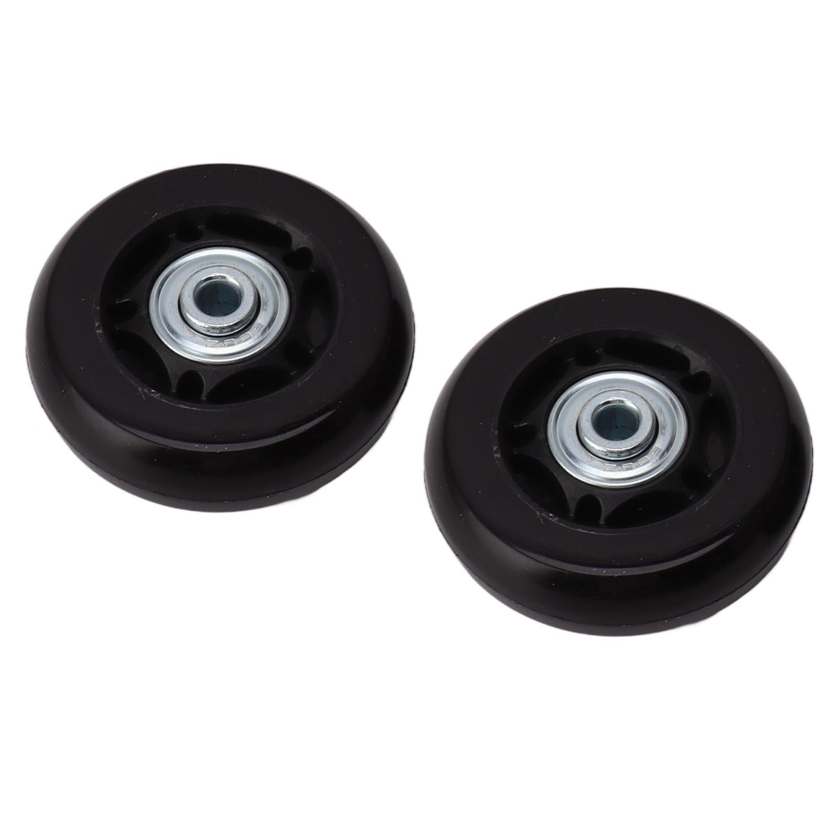 2pcs Luggage Suitcase Replacement Wheels Noiseless Rubber Swivel Caster Wheels Bearings Repair Kits 72x24mm / 2.8x0.9in