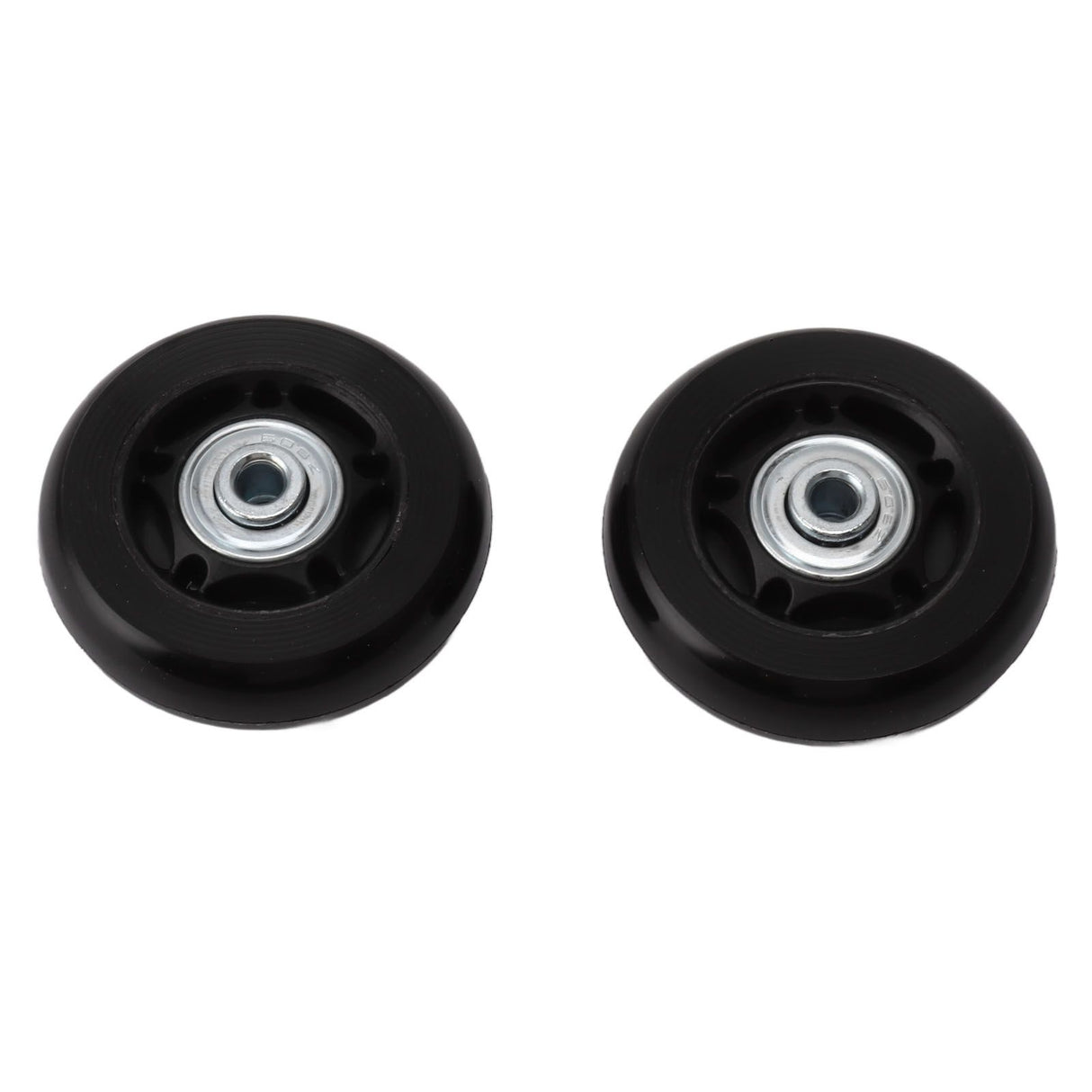 2pcs Luggage Suitcase Replacement Wheels Noiseless Rubber Swivel Caster Wheels Bearings Repair Kits 72x24mm / 2.8x0.9in