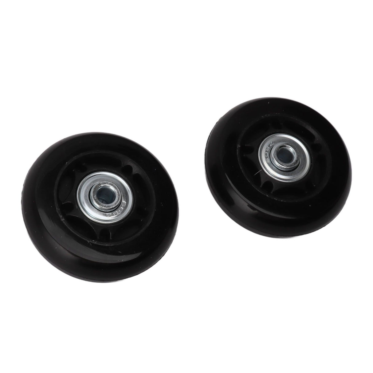 2pcs Luggage Suitcase Replacement Wheels Noiseless Rubber Swivel Caster Wheels Bearings Repair Kits 80x24mm / 3.1x0.9in
