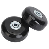 2Pcs Luggage Suitcase Replacement Wheels Universal Rubber Swivel Caster Wheels Bearings Repair Kits with Installation Tool 56x24mm / 2.2x0.9in