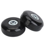 2Pcs Luggage Suitcase Replacement Wheels Universal Rubber Swivel Caster Wheels Bearings Repair Kits with Installation Tool 56x24mm / 2.2x0.9in