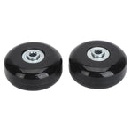 2Pcs Luggage Suitcase Replacement Wheels Universal Rubber Swivel Caster Wheels Bearings Repair Kits with Installation Tool 56x24mm / 2.2x0.9in