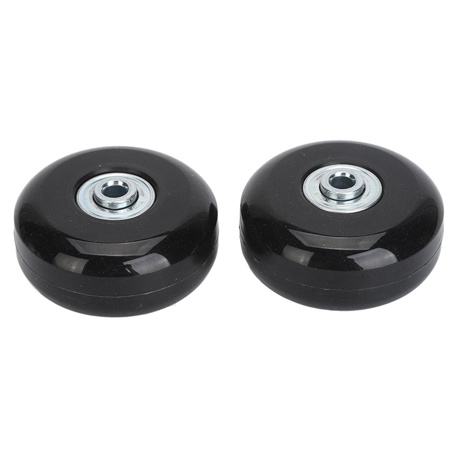 2Pcs Luggage Suitcase Replacement Wheels Universal Rubber Swivel Caster Wheels Bearings Repair Kits with Installation Tool 56x24mm / 2.2x0.9in