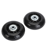 2Pcs Luggage Suitcase Replacement Wheels Universal Rubber Swivel Caster Wheels Bearings Repair Kits with Installation Tool 64x24mm / 2.5x0.9in - Extra Image