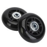 2Pcs Luggage Suitcase Replacement Wheels Universal Rubber Swivel Caster Wheels Bearings Repair Kits with Installation Tool 68x24mm / 2.7x0.9in - Side View