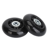 2Pcs Luggage Suitcase Replacement Wheels Universal Rubber Swivel Caster Wheels Bearings Repair Kits with Installation Tool 68x24mm / 2.7x0.9in - Top-Down View