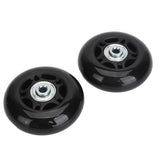 2Pcs Luggage Suitcase Replacement Wheels Universal Rubber Swivel Caster Wheels Bearings Repair Kits with Installation Tool 68x24mm / 2.7x0.9in