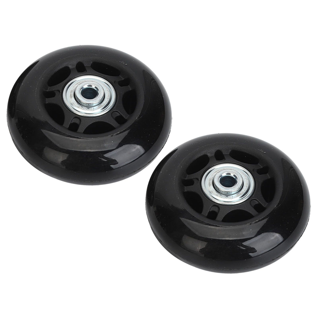 2Pcs Luggage Suitcase Replacement Wheels Universal Rubber Swivel Caster Wheels Bearings Repair Kits with Installation Tool 68x24mm / 2.7x0.9in