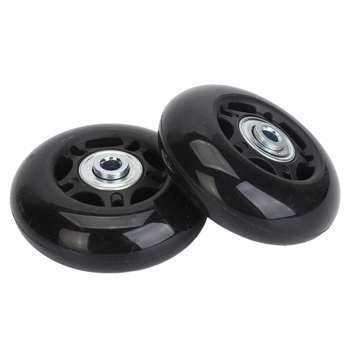2Pcs Luggage Suitcase Replacement Wheels Universal Rubber Swivel Caster Wheels Bearings Repair Kits with Installation Tool 68x24mm / 2.7x0.9in