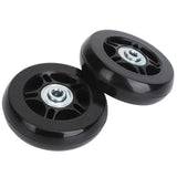 2Pcs Luggage Suitcase Replacement Wheels Universal Rubber Swivel Caster Wheels Bearings Repair Kits with Installation Tool 70x19cm / 27.6x7.5in