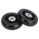 2Pcs Luggage Suitcase Replacement Wheels Universal Rubber Swivel Caster Wheels Bearings Repair Kits with Installation Tool 70x19cm / 27.6x7.5in
