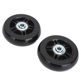 2Pcs Luggage Suitcase Replacement Wheels Universal Rubber Swivel Caster Wheels Bearings Repair Kits with Installation Tool 70x19cm / 27.6x7.5in - Extra Image