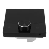 Smart Thermostat Color Display Touch Screen Digital Underfloor Heating Thermostat for Home Steam Room Black - Front View