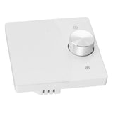 Smart Thermostat WiFi Programmable LCD Display Floor Heating Control Panel Digital Thermostat with Knob for Tuya White