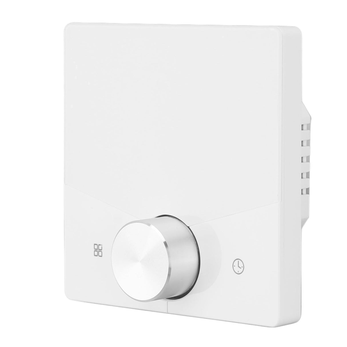 Smart Thermostat WiFi Programmable LCD Display Floor Heating Control Panel Digital Thermostat with Knob for Tuya White