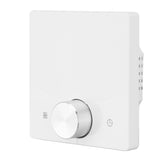 Smart Thermostat WiFi Programmable LCD Display Floor Heating Control Panel Digital Thermostat with Knob for Tuya White - 45-Degree Angle