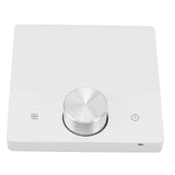 Smart Thermostat WiFi Programmable LCD Display Floor Heating Control Panel Digital Thermostat with Knob for Tuya White