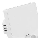 Smart Thermostat WiFi Programmable LCD Display Floor Heating Control Panel Digital Thermostat with Knob for Tuya White