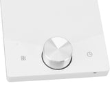 Smart Thermostat WiFi Programmable LCD Display Floor Heating Control Panel Digital Thermostat with Knob for Tuya White