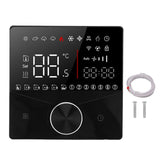 Smart Digital Thermostat LCD Color Display Precise Control Intelligent Temperature Controller Black