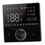 Smart Digital Thermostat LCD Color Display Precise Control Intelligent Temperature Controller Black
