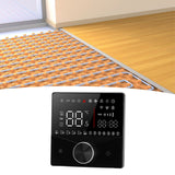 Smart Digital Thermostat LCD Color Display Precise Control Intelligent Temperature Controller Black