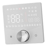 Smart Digital Thermostat LCD Color Display Precise Control Intelligent Temperature Controller White
