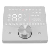 Smart Digital Thermostat LCD Color Display Precise Control Intelligent Temperature Controller White
