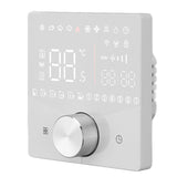Smart Digital Thermostat LCD Color Display Precise Control Intelligent Temperature Controller White - Extra Image