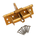 Self Closing Door Spring Hinge Spring Loaded Hinge Hardware Accessories for Cabinet Doors Furniture - Front View