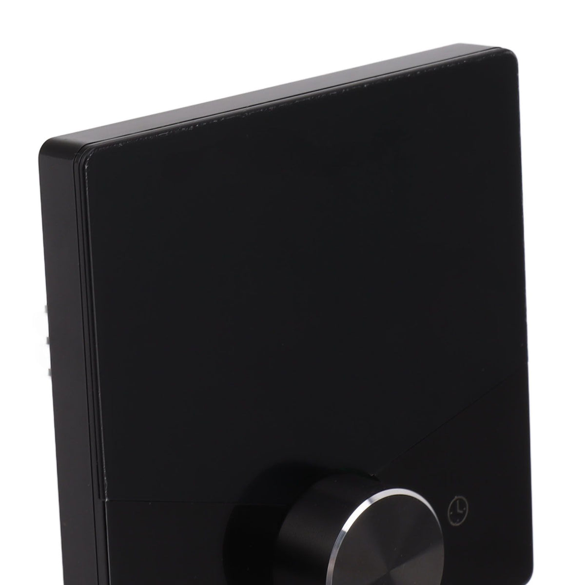 Smart Thermostat Knob Design LCD Color Display Panel Digital Thermostat for Sauna Room Underfloor Heating System Black