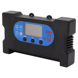 Solar Control Dual USB Type C DC Fast Charging Solar Charge Discharge Controller Solar Panel Controller 200A - Front View