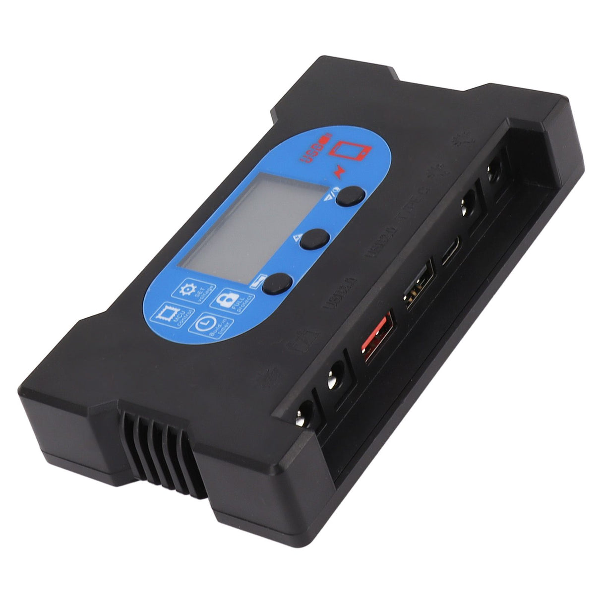 Solar Control Dual USB Type C DC Fast Charging Solar Charge Discharge Controller Solar Panel Controller 200A