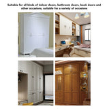 10 PCS Cabinet Hinges Repair Plate with Fixing Screws Thicken Stainless Steel Cupboard Door Hinge Repair Plate Kit for Home